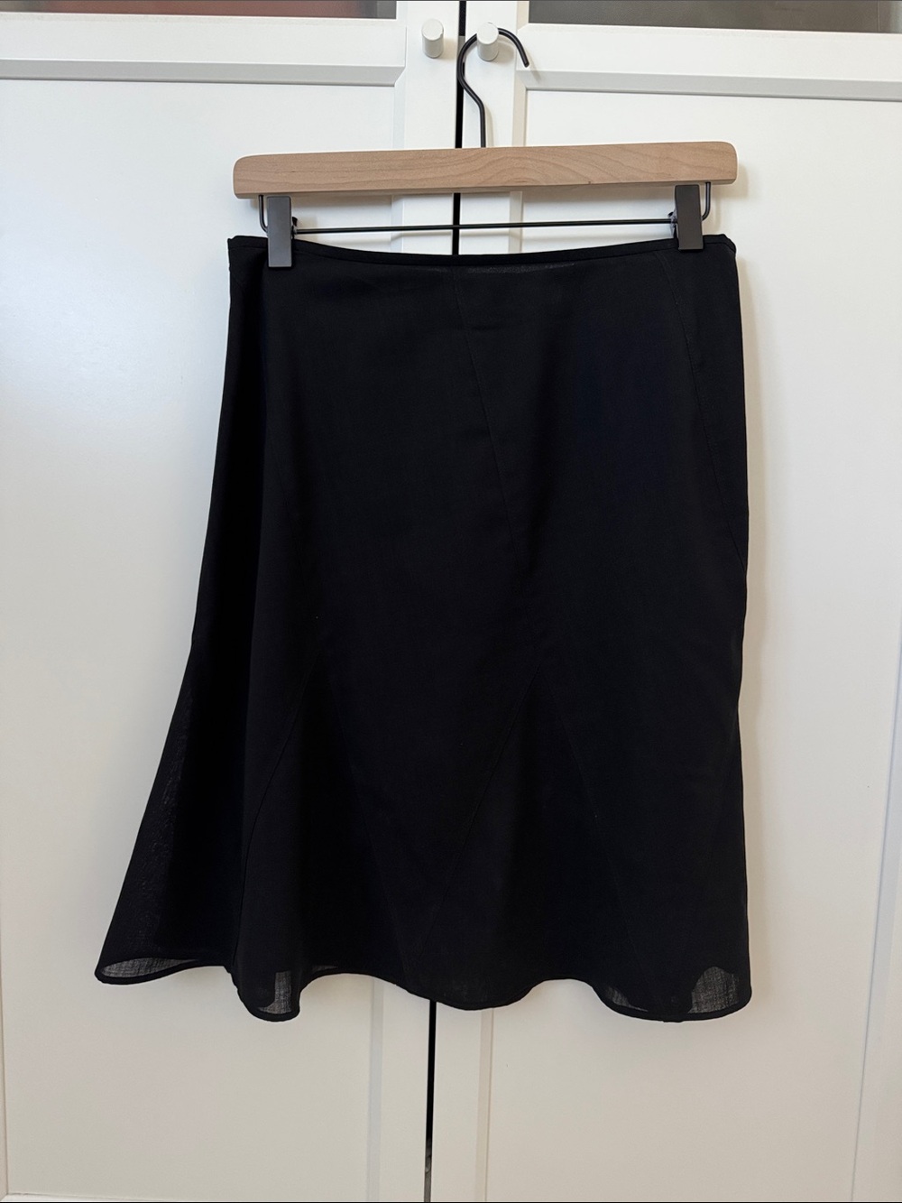 Ann Taylor Vintage Black Wool Blend Skirt
